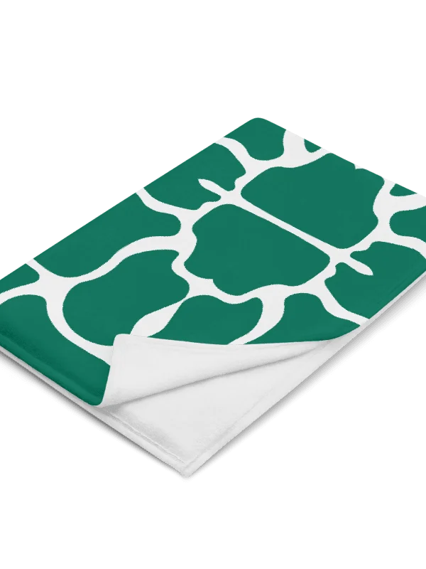 Green Brick Mosaic Throw Blanket product image (1)