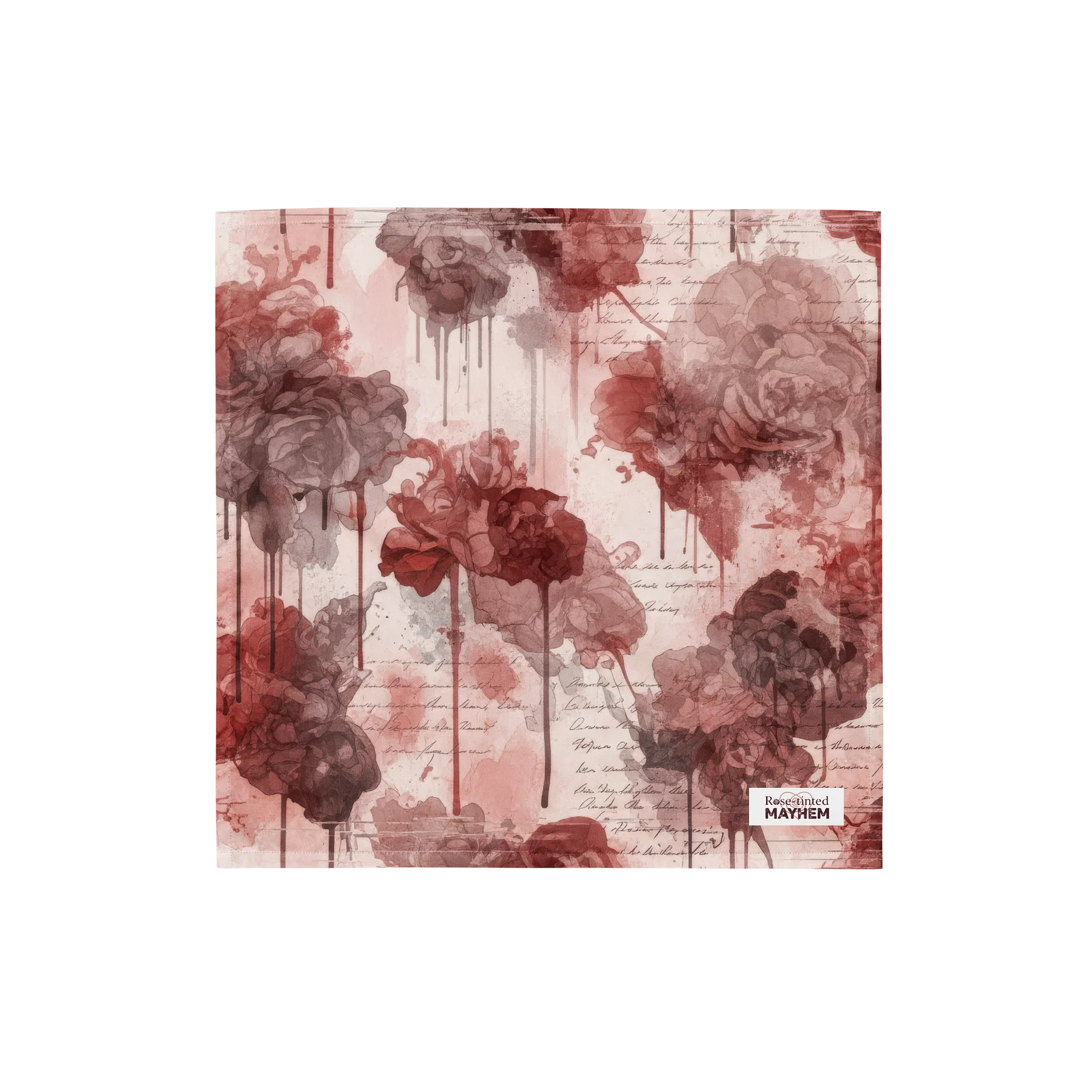 Drip Floral All-Over Bandana product image (1)