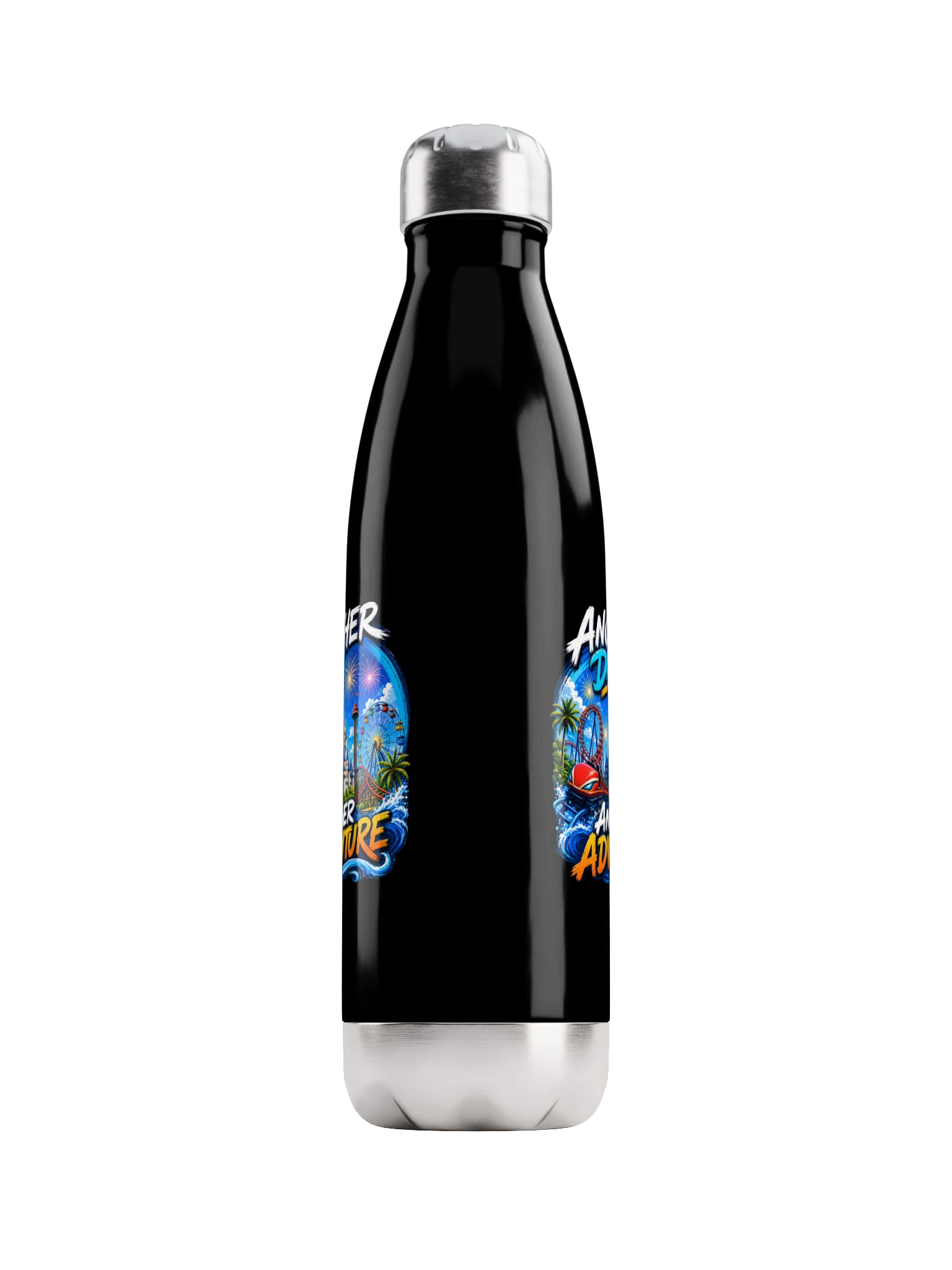 Another Day, Another Adventure Theme Park Stainless Steel Water Bottle product image (1)