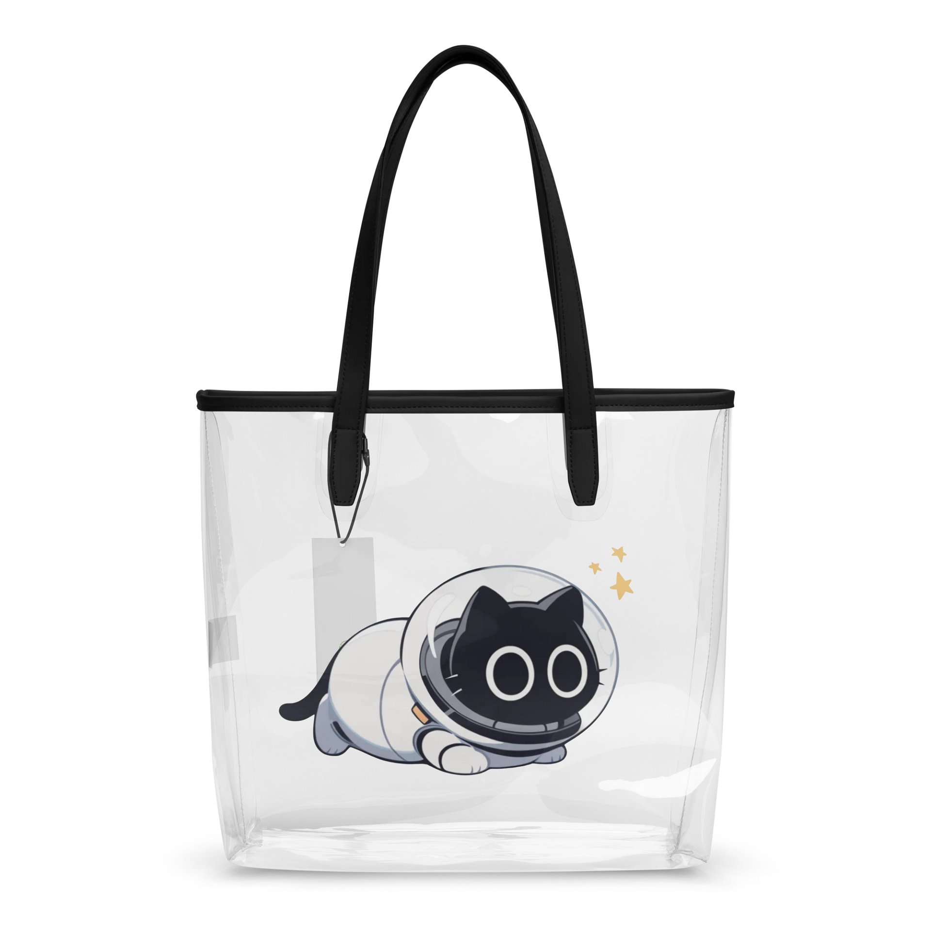 Space Kitty Clear Tote Bag product image (4)