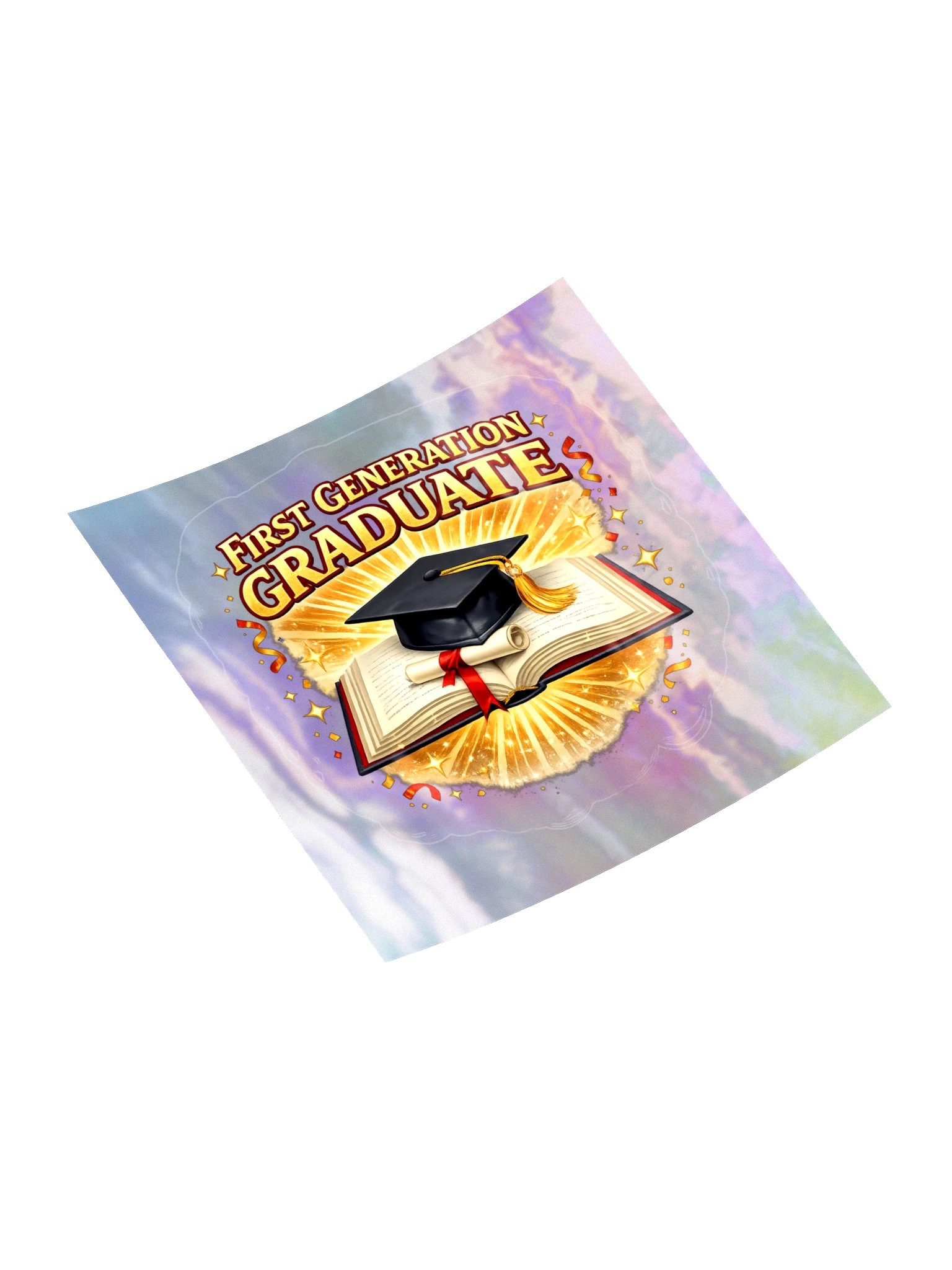 First Generation Graduate - Holographic Sticker product image (4)
