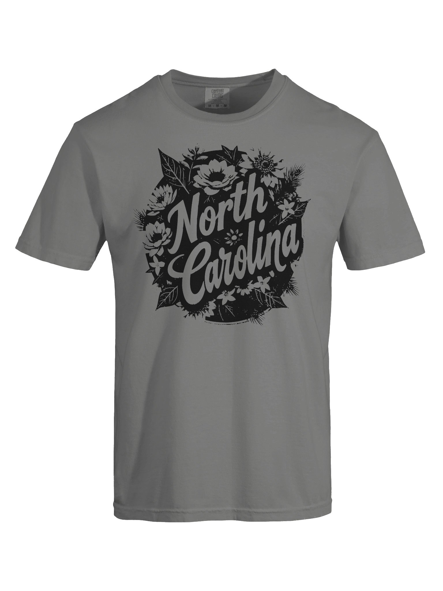 North Carolina Floral T-Shirt | Vintage State Pride Graphic Tee product image (10)