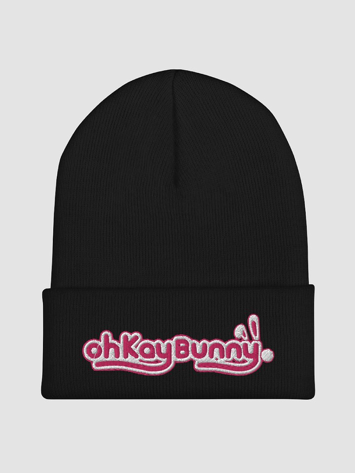 ohKayBunny Embroidered Cuffed Beanie product image (2)