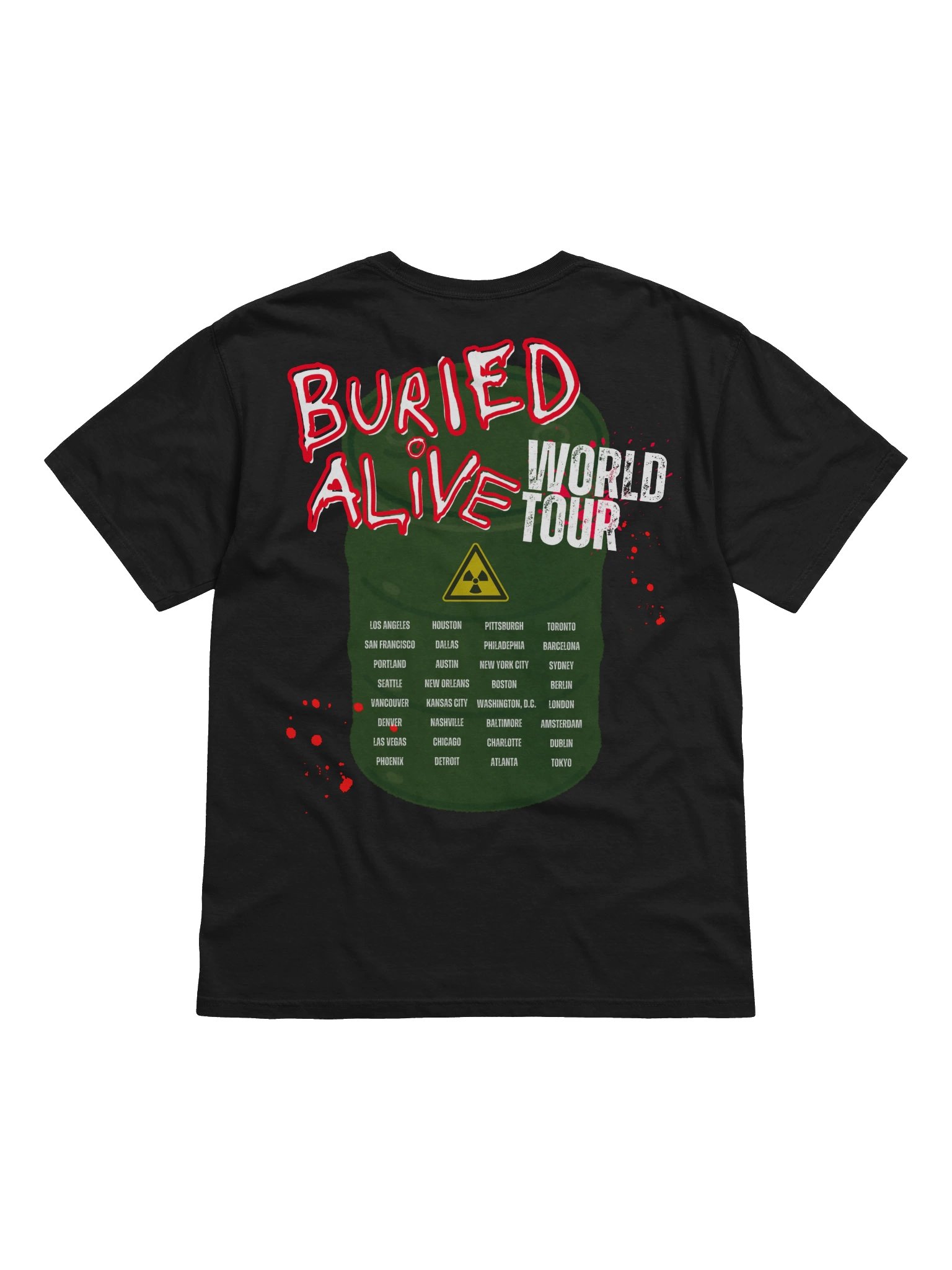 Trauma Zombies Band Tour Tee (Black) product image (2)
