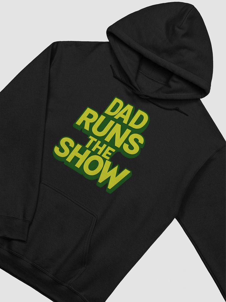 Dad Runs the Show Vintage Hoodie – Funny Graphic Sweatshirt for Men product image (2)