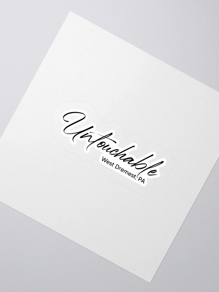 Untouchable Sticker product image (2)