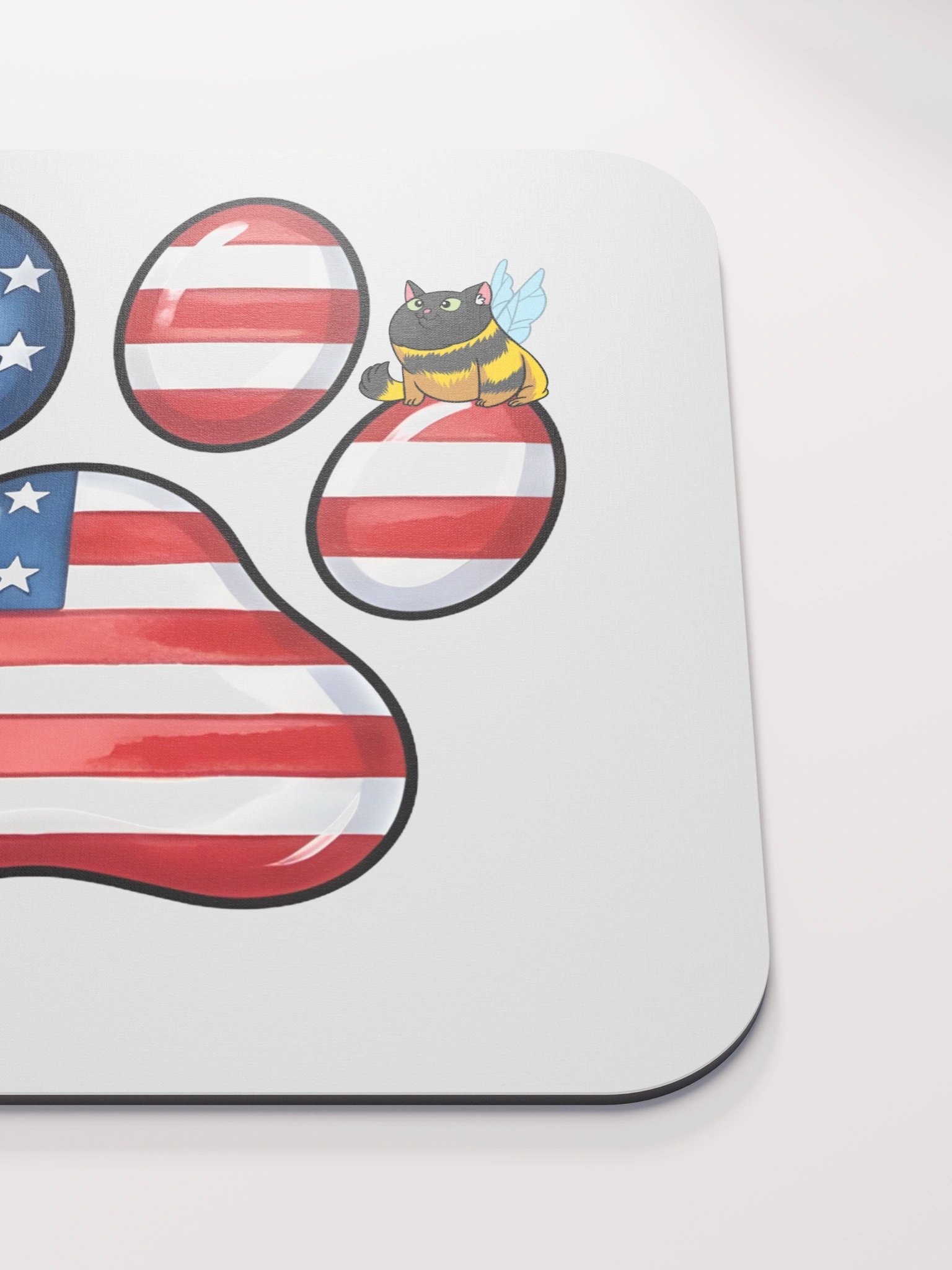 Patriotic Cat Paw Mousepad product image (5)