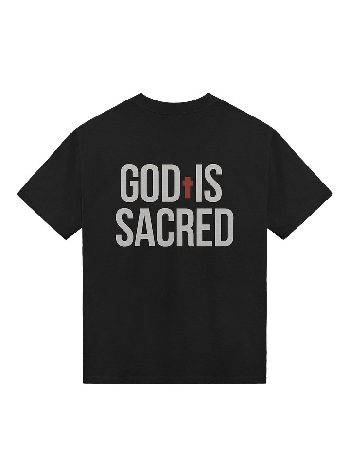 GOD IS SACRED OVERSIZE TEE (Dark) product image (2)