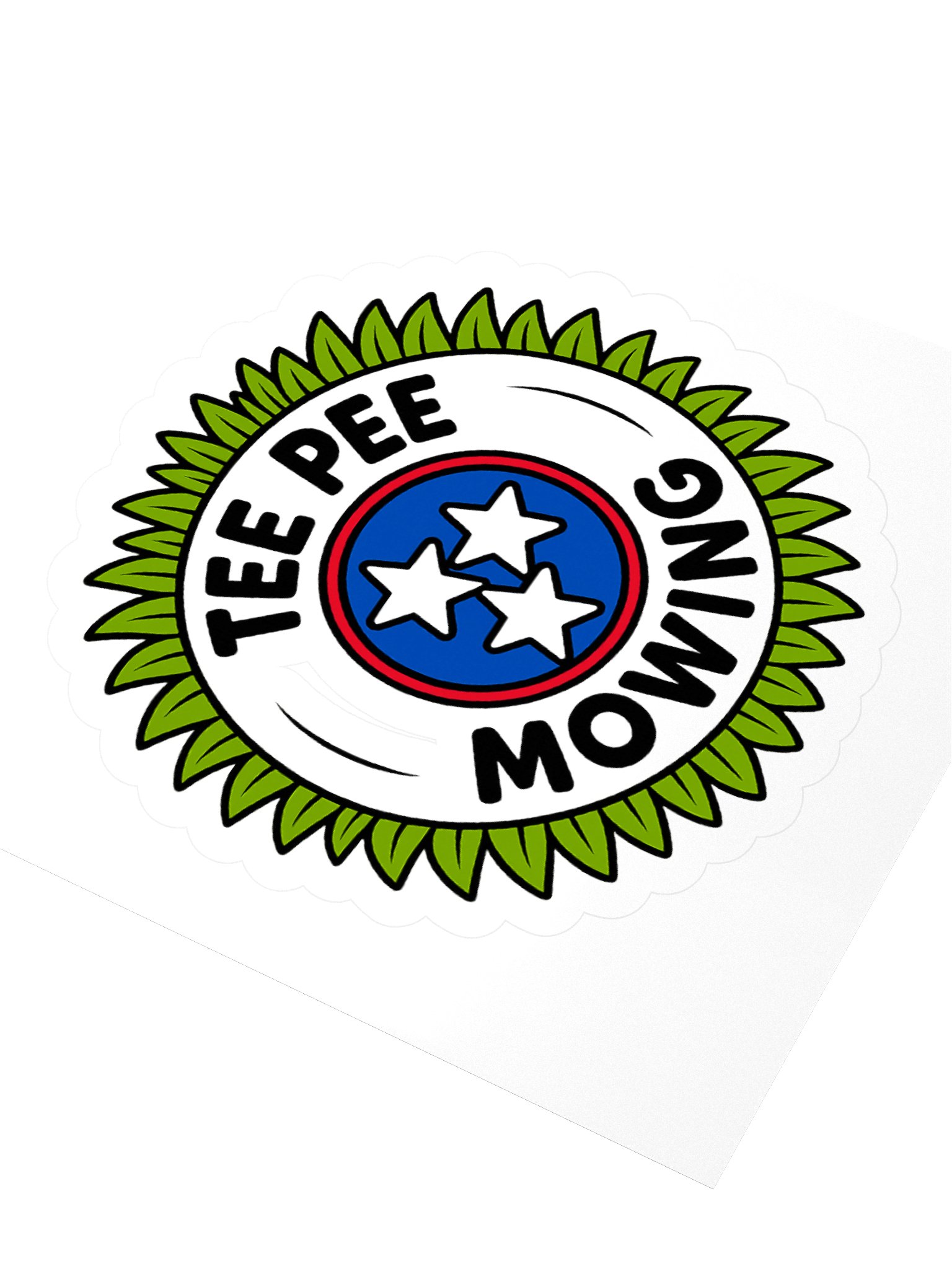 Tee Pee Mowing Sticker product image (5)