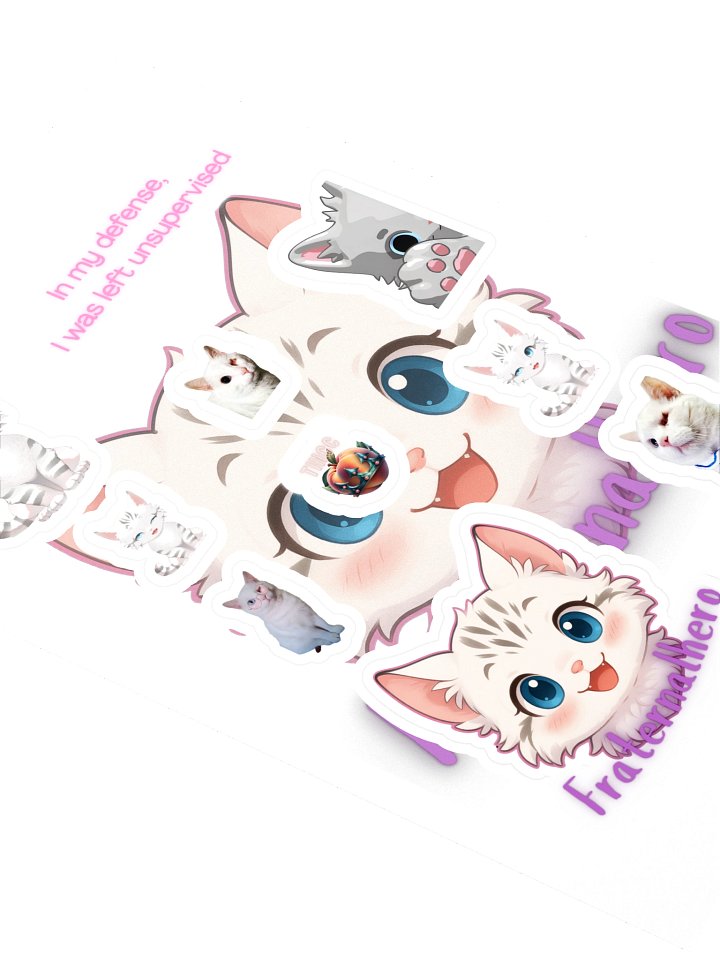 Whimsical Whiskers Stickers product image (2)