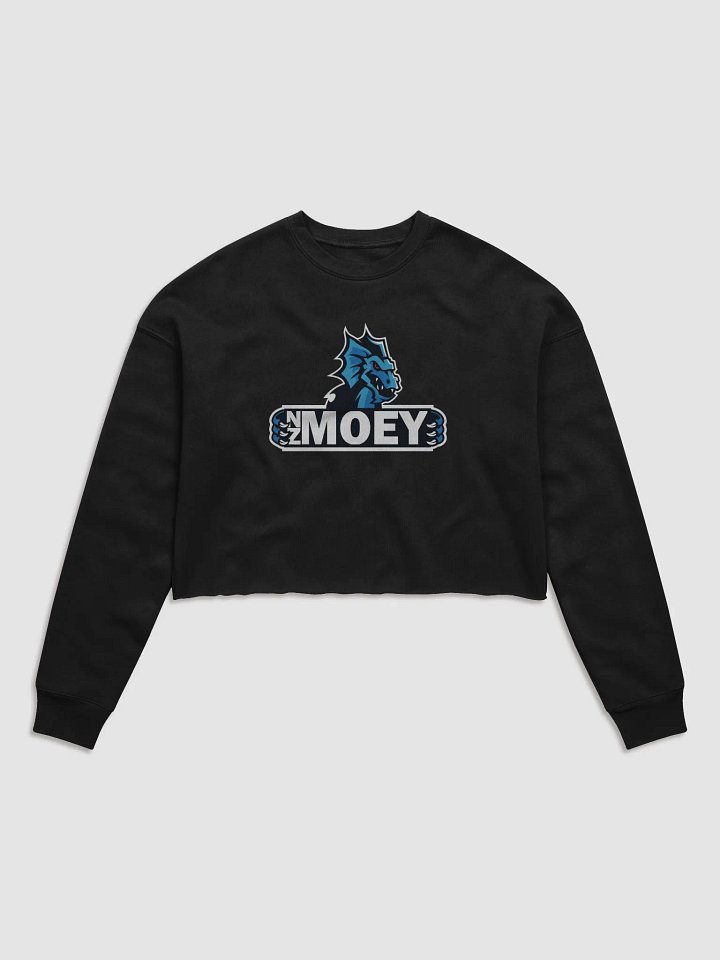 NZMOEY Logo Bella+Canvas Women's Fleece Crop Sweatshirt product image (1)