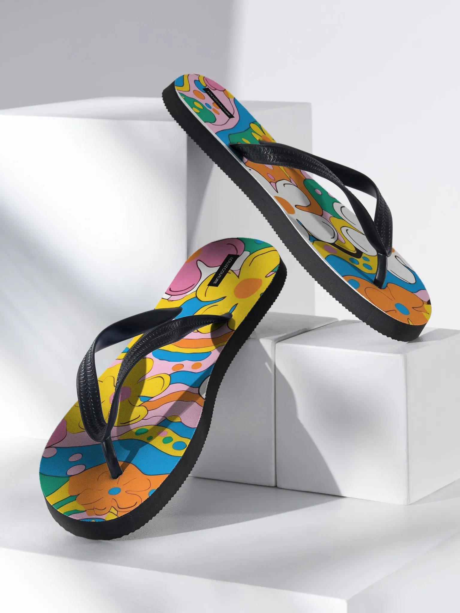 Retro Blossoms Flip-Flops product image (2)