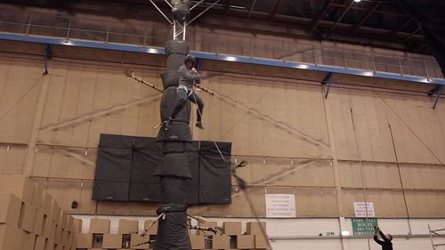 Playing around in rehearsals for Star Wars the force awakens. Can you guess who I doubled for!?