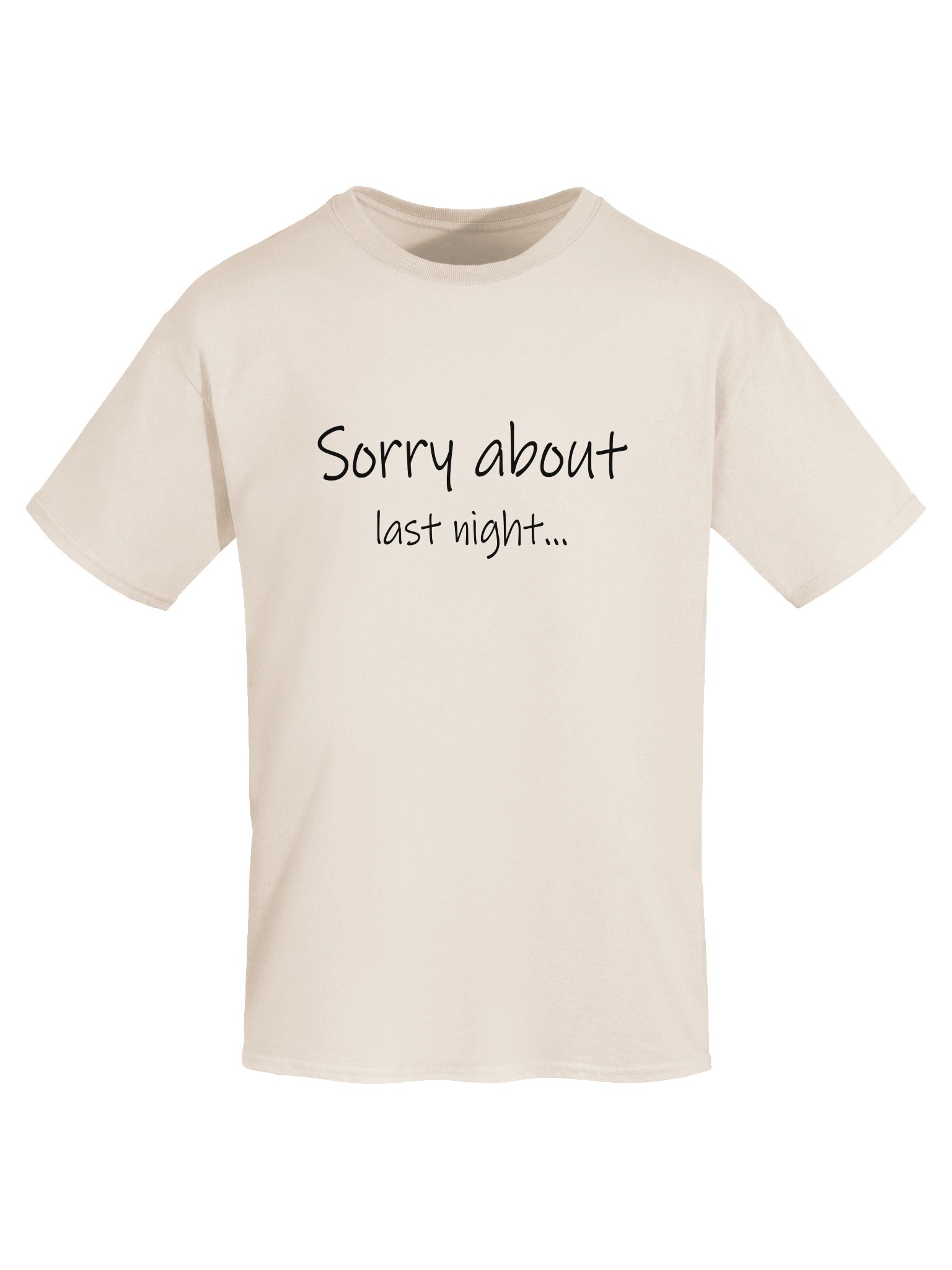 Sorry About Last Night Heavyweight Tee Lt. product image (55)