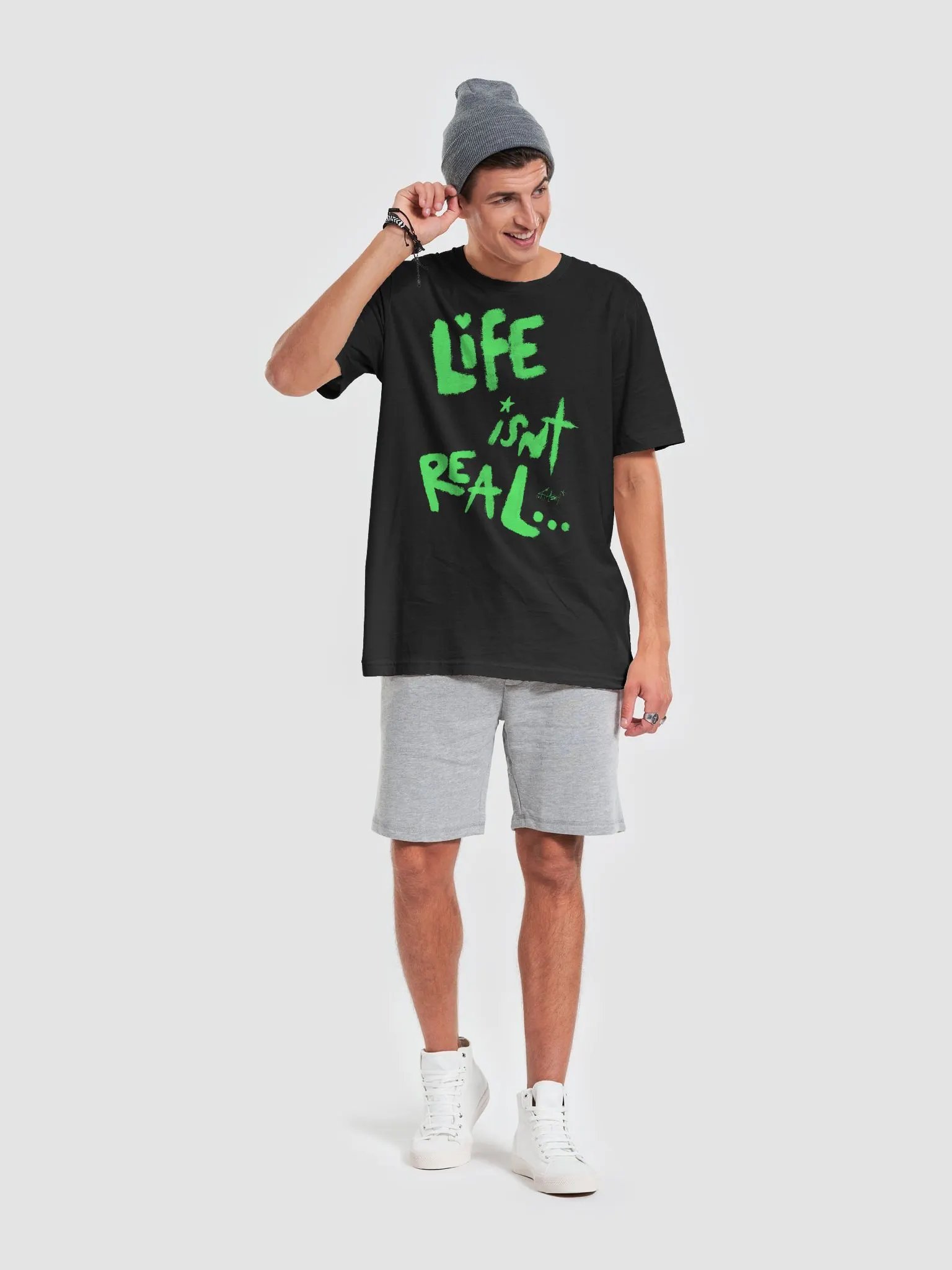 LIFE ISN'T REAL TEE product image (12)