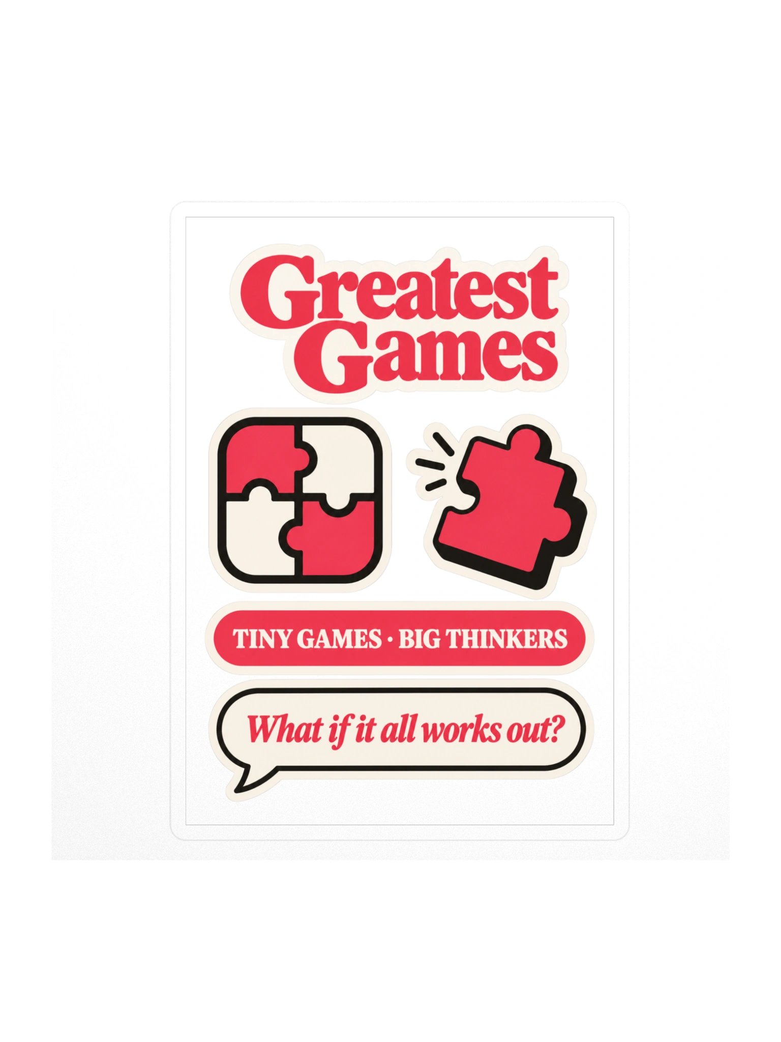 Greatest Games Sticker Sheet product image (1)
