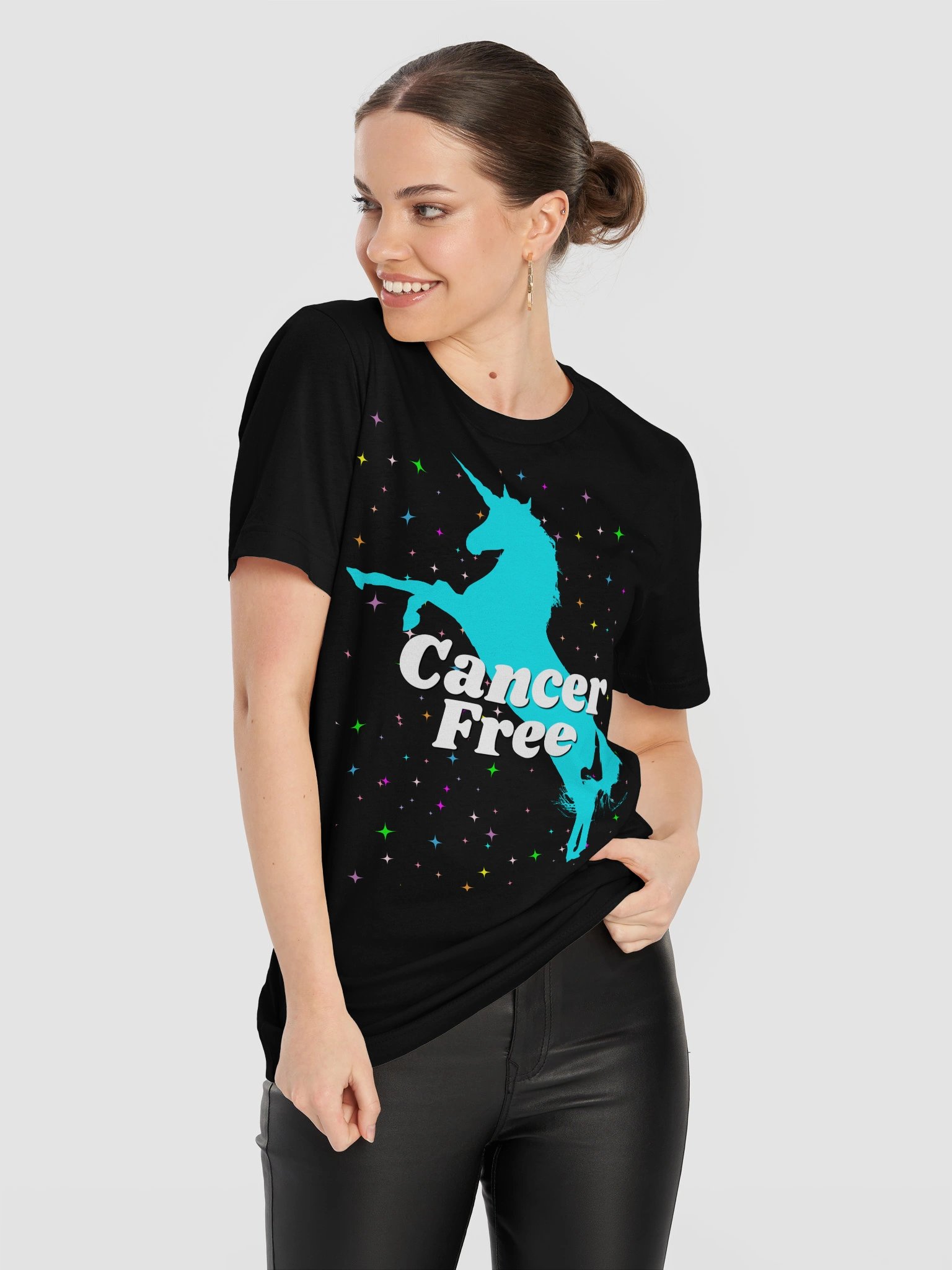 Cancer Free Unicorn T-Shirt product image (11)