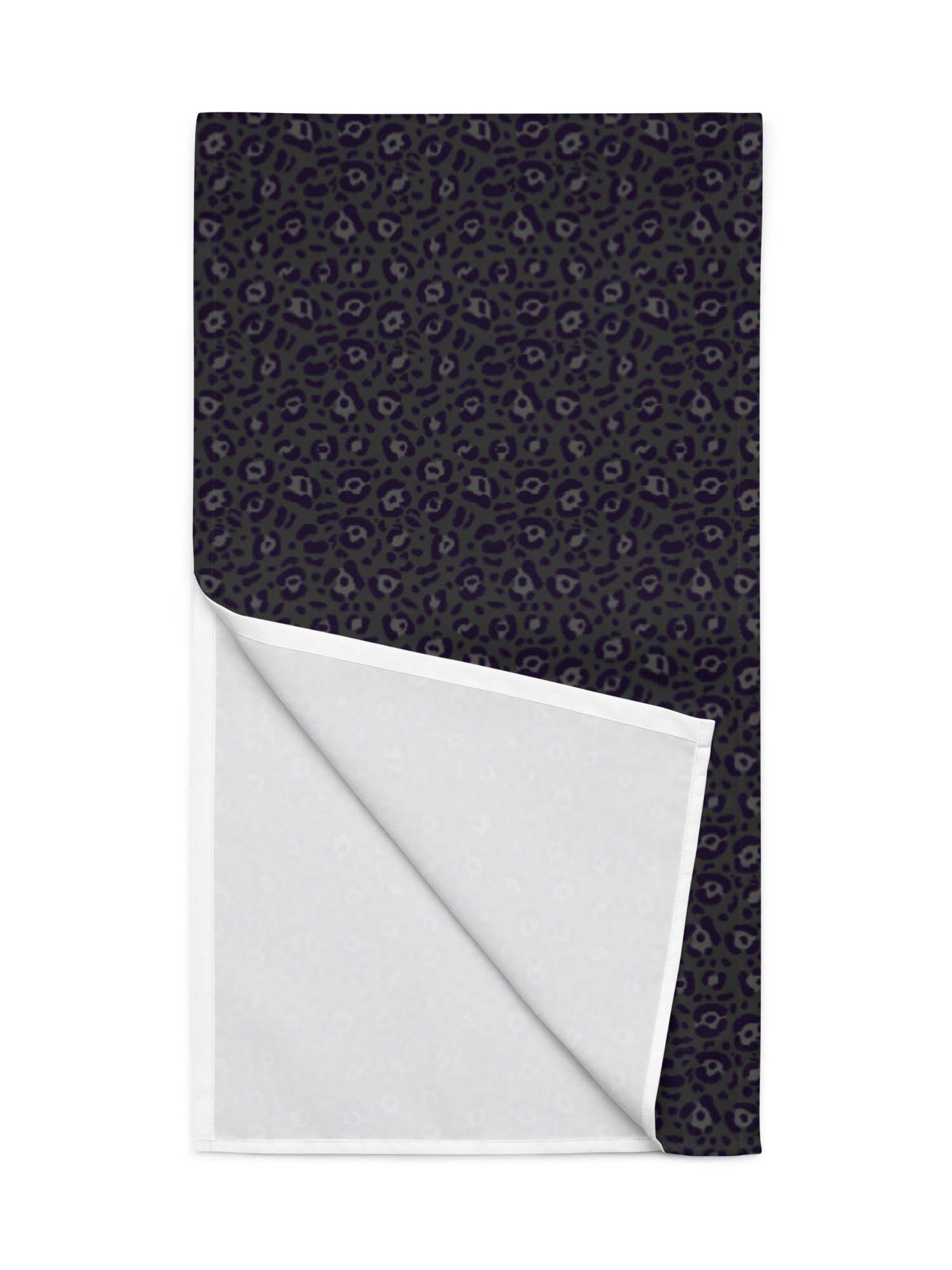 Black Leopard Print Table Runner for Home Decor product image (3)