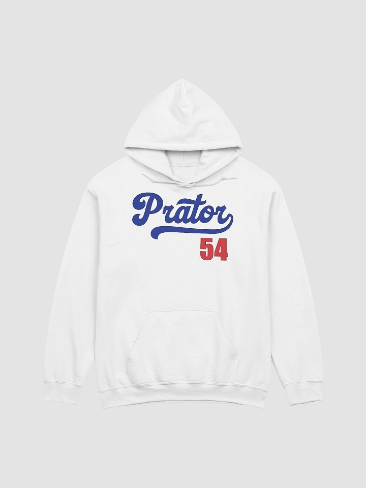 Prator54 Blue Lettered Hoodie product image (1)