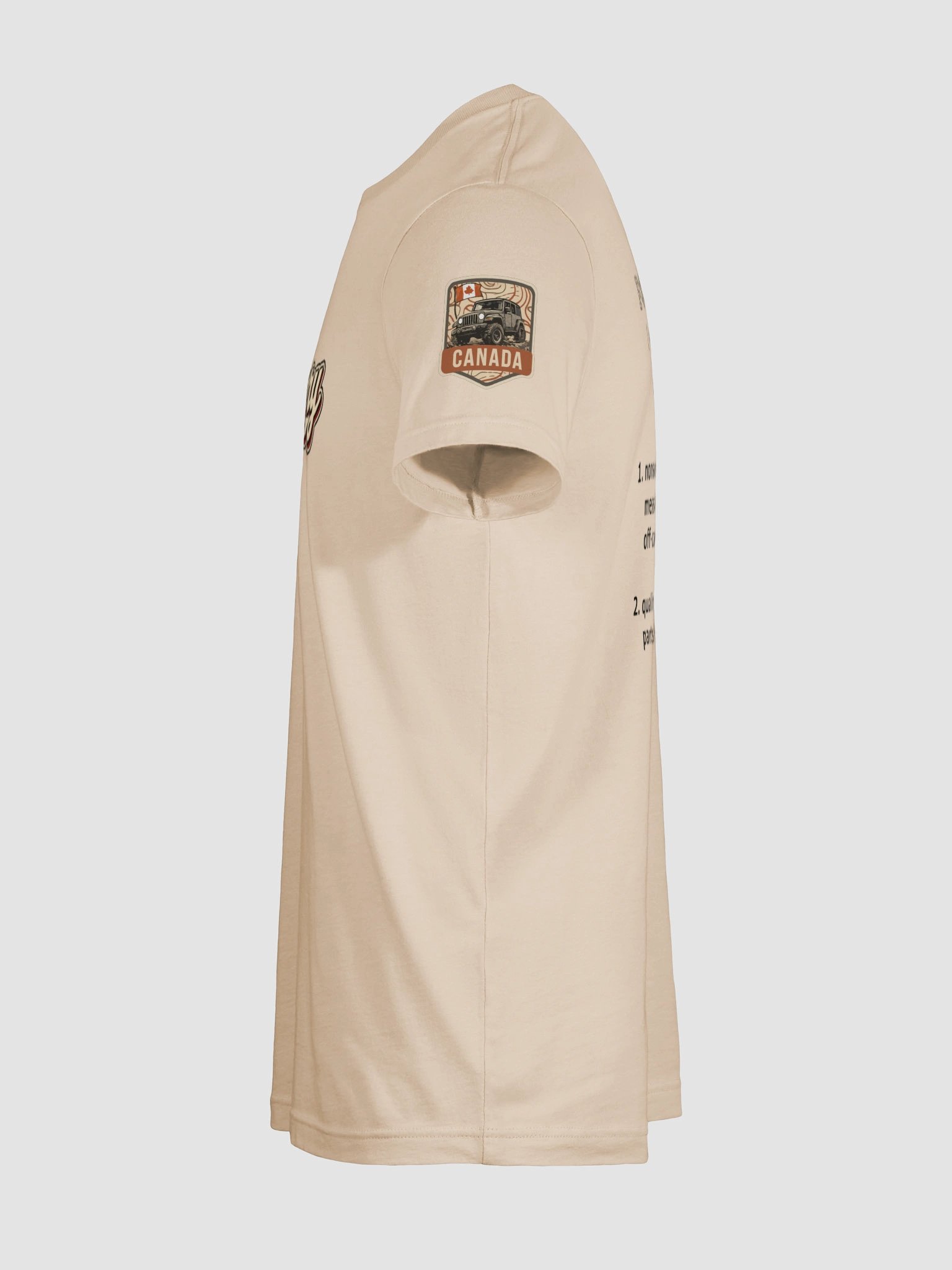 Unisex t-shirt with Fuckery Retro Logo and unauthorized definition (Light colours) product image (4)