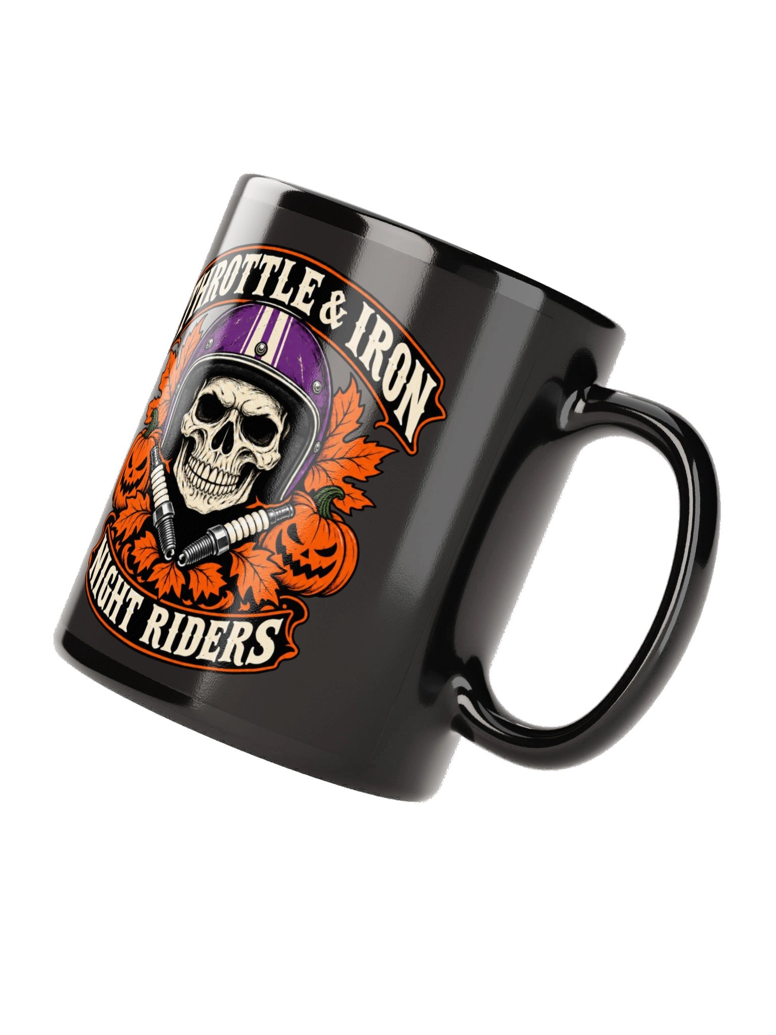 Throttle & Iron Haunted Garage Halloween Mug product image (7)