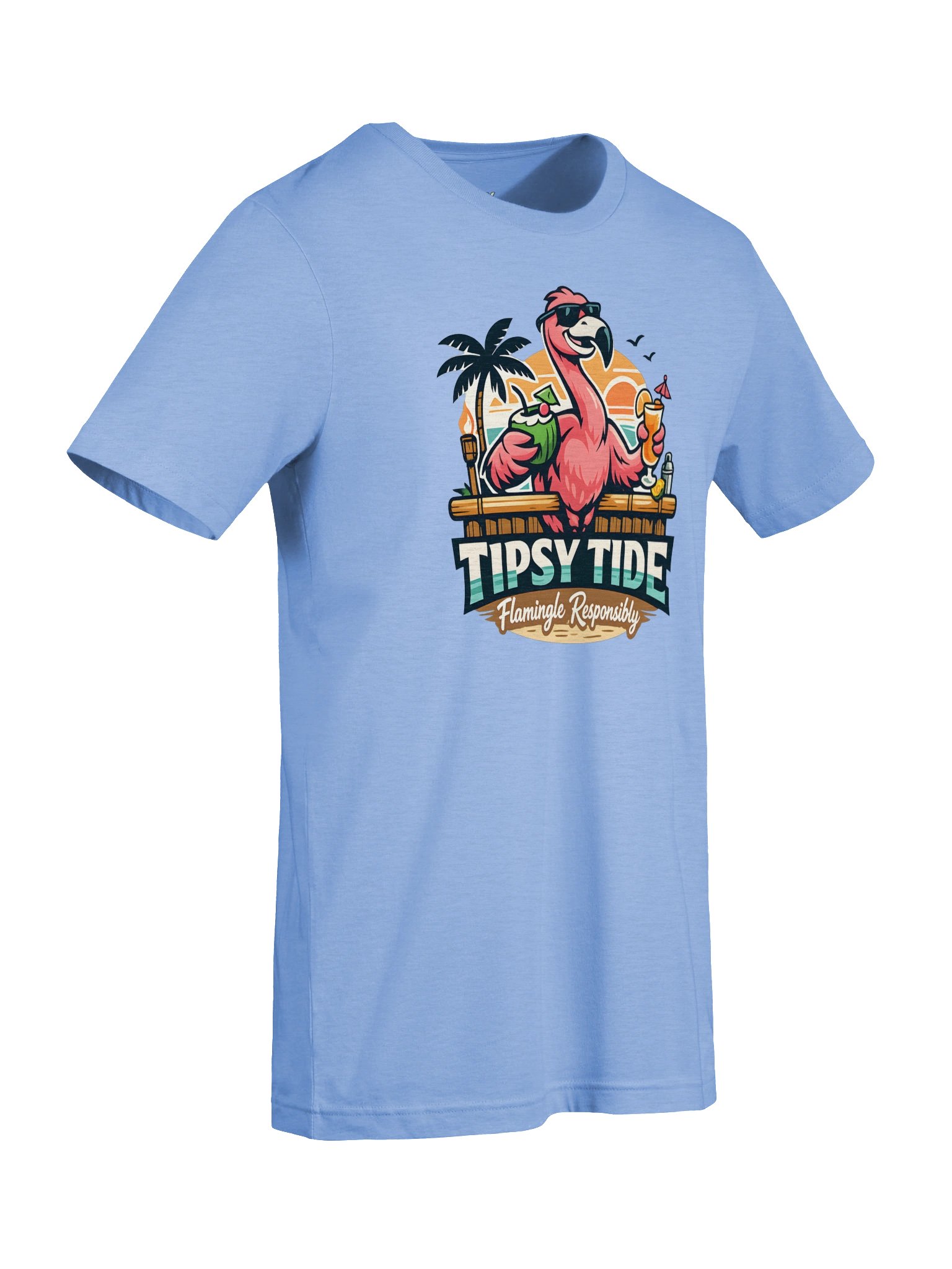 Tipsy Tide Flamingo Beach Tee product image (3)