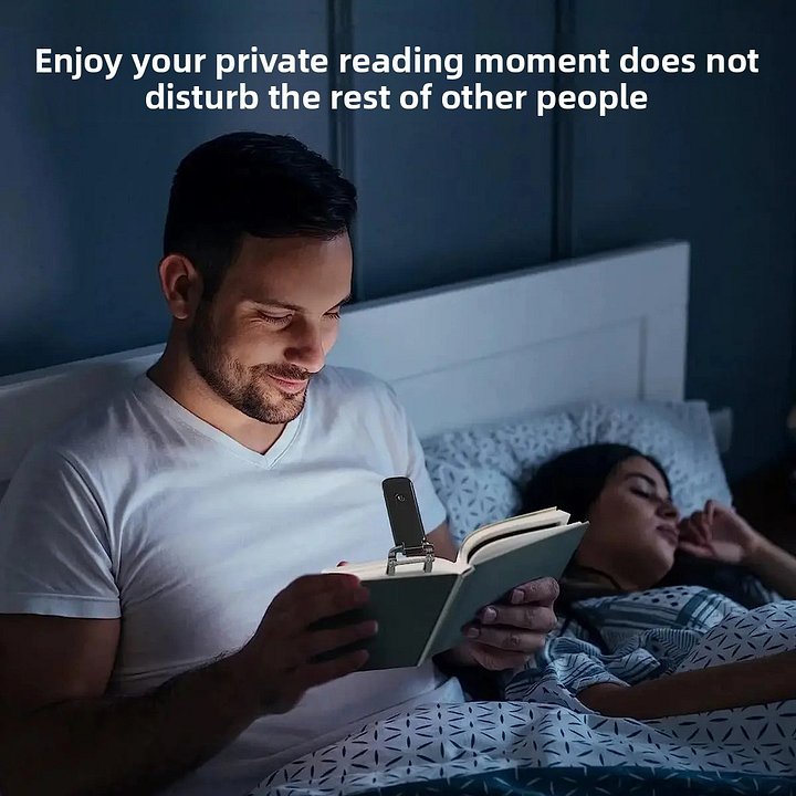 Flexible Clip-On LED Book Light | USB Rechargeable product image (2)