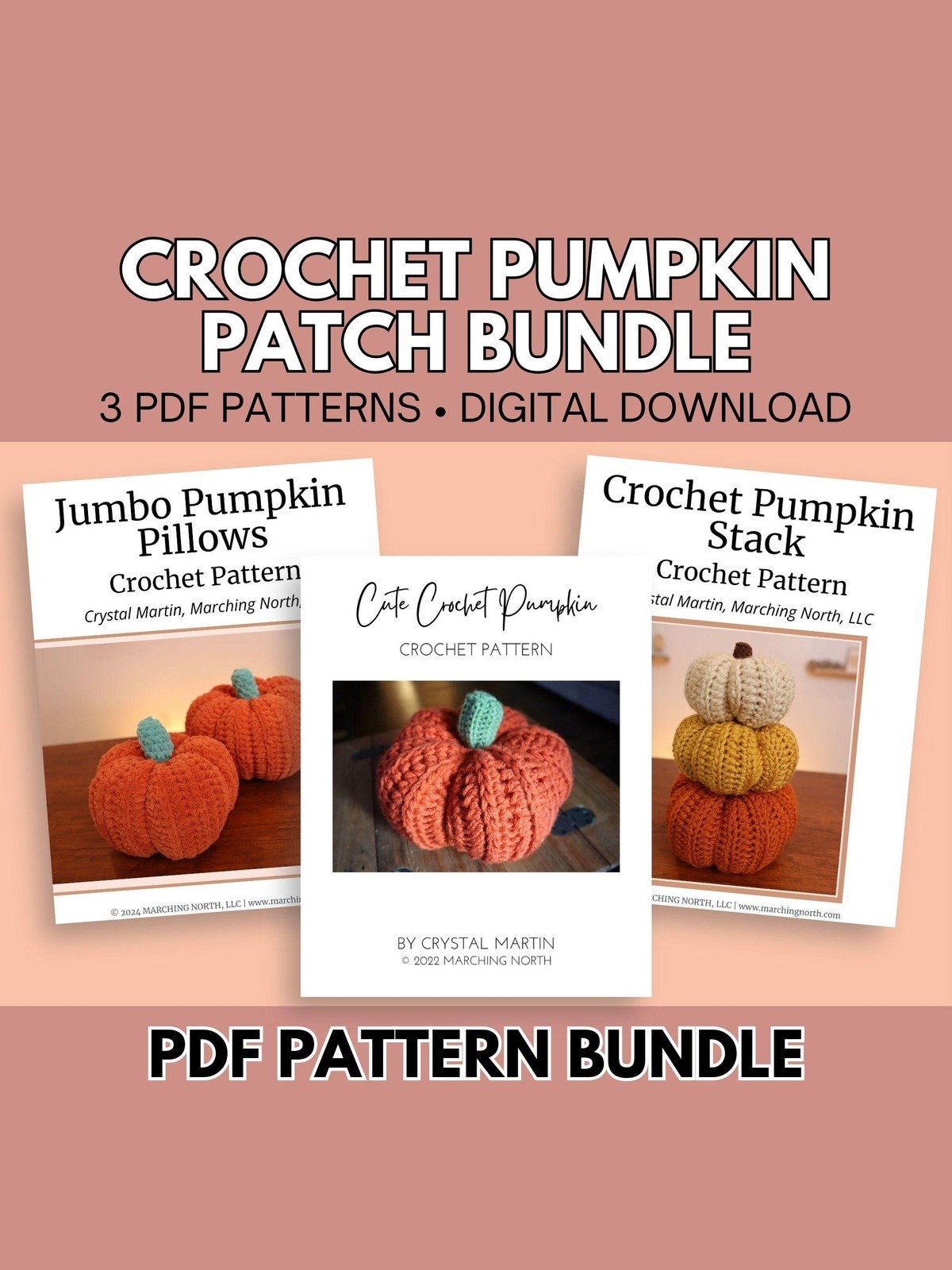 Crochet Pumpkin Pattern Bundle (Digital PDF Patterns) product image (1)
