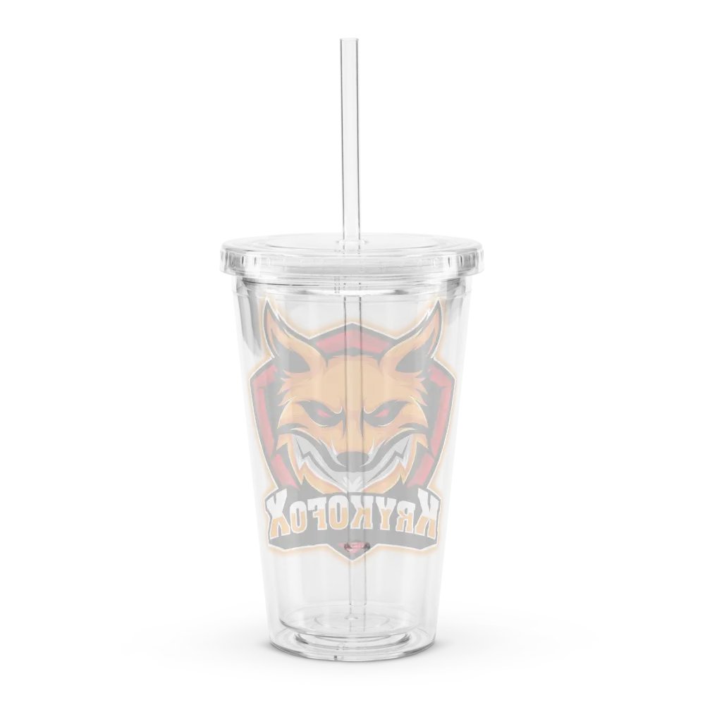 Tumbler met Rietje Transparant product image (2)