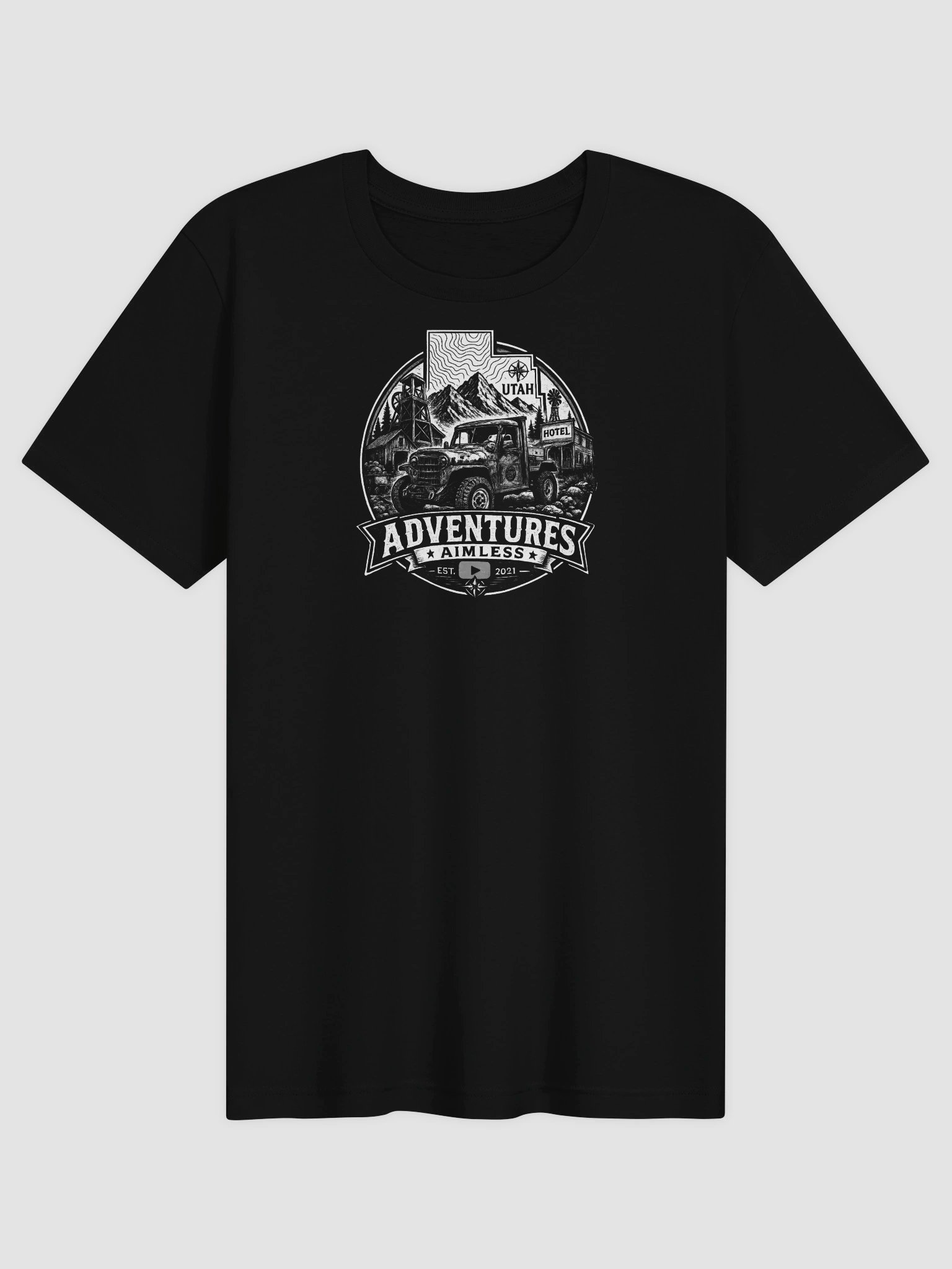 Adventures Aimless TopoAdventure Tee (Dark colors) product image (1)