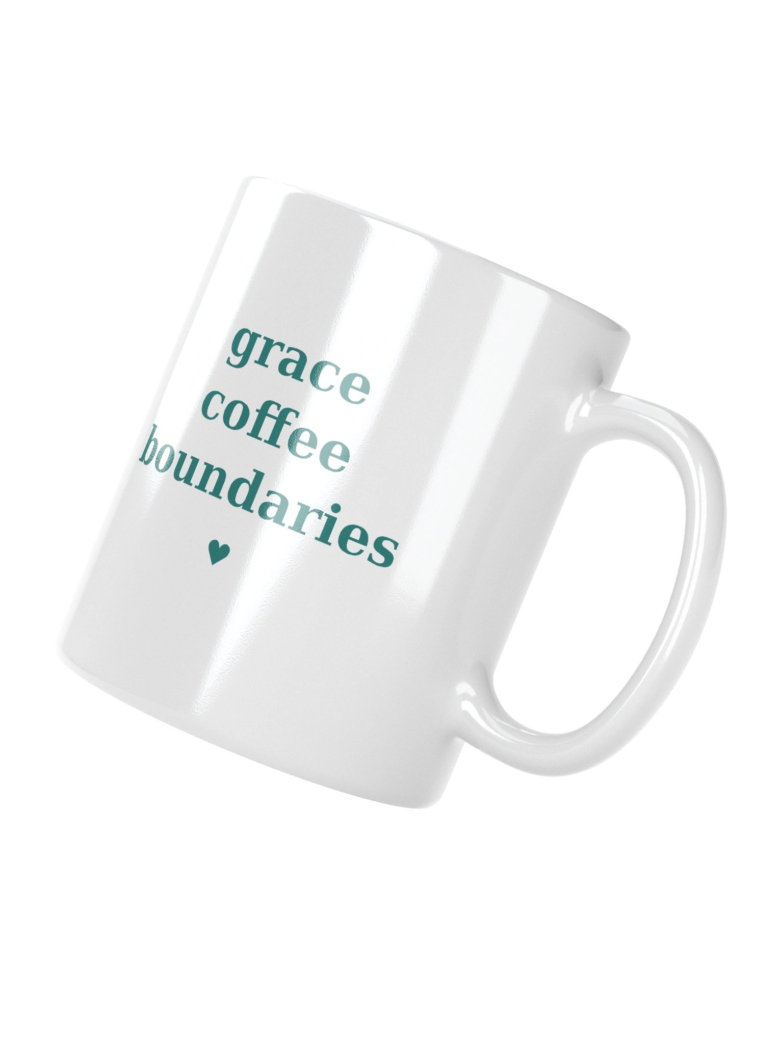 Grace Coffee Boundaries Mug | Funny Faith Inspired Coffee Cup | Second Act Gift for Women product image (5)