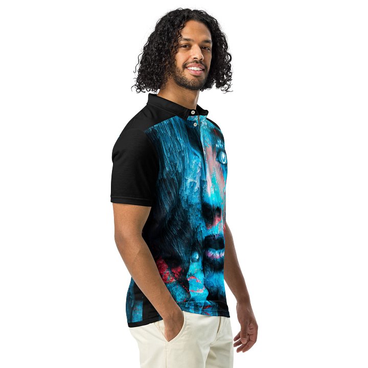 Eclipse Slim Fit Polo: Embrace the Dark product image (1)