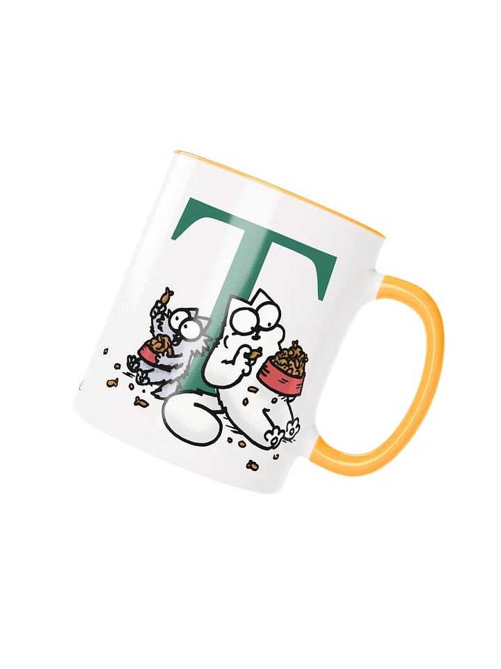 Cat Monogram Mug - T product image (1)