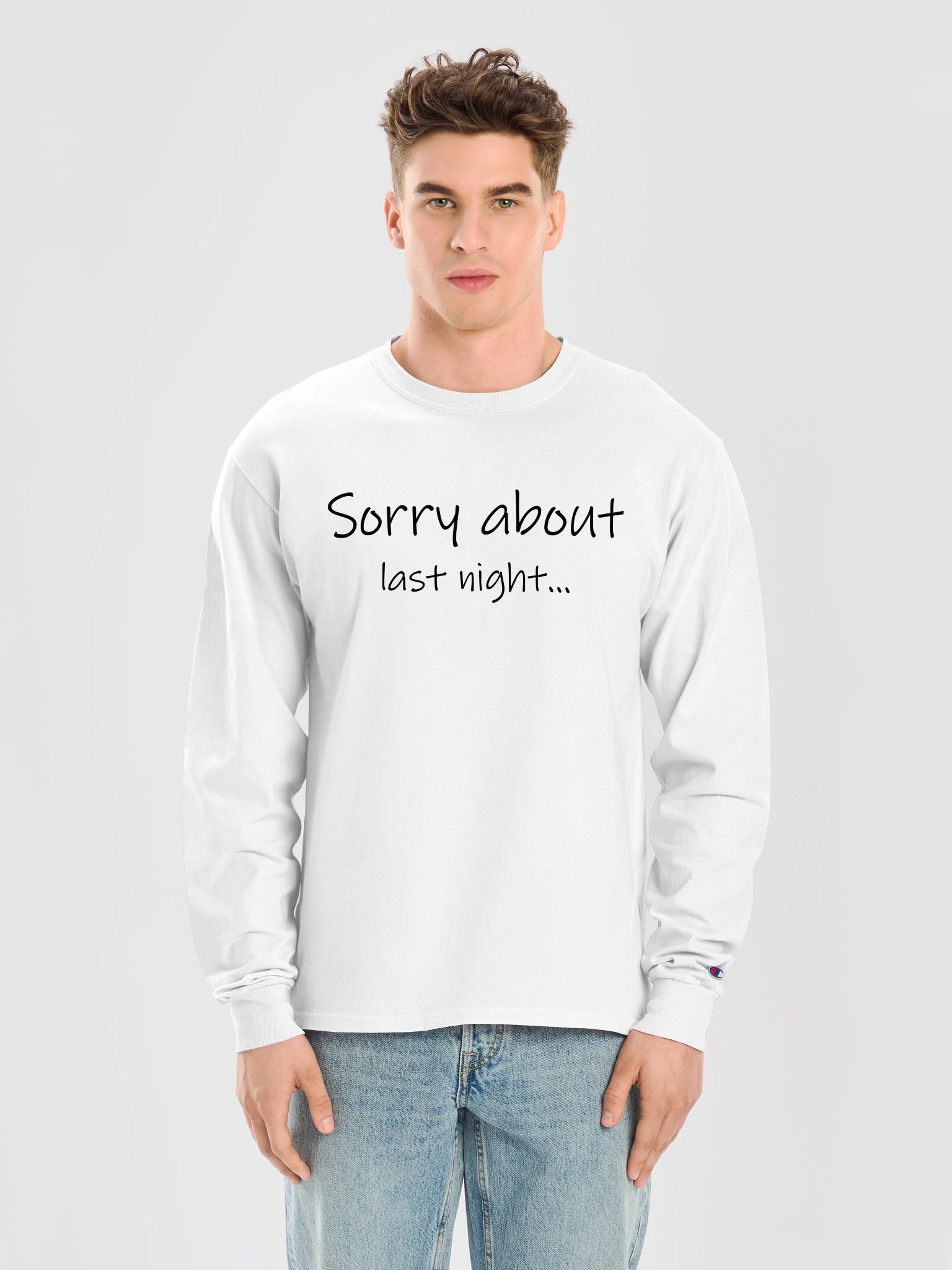 Sorry About Last Night Long Sleeve Lt. product image (5)