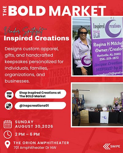🎁 Vendor Spotlight: Inspired Creations, LLC

Meet Regina H. Mitchell, owner of Inspired Creations, LLC, a custom gift and app...