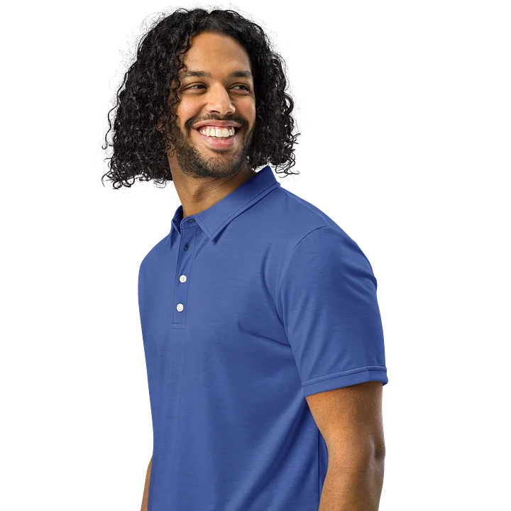 Classic Blue Slim Fit Polo Shirt product image (2)