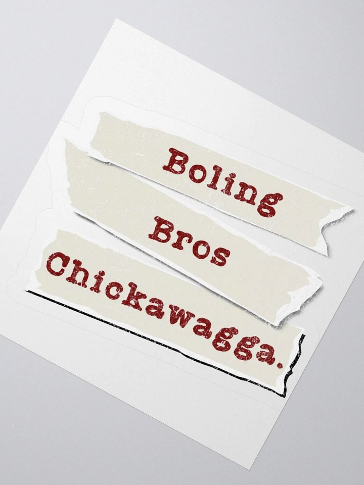 "Taped Up" Stickers product image (6)