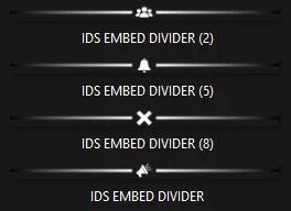 Misty Embed Divider Bars product image (1)
