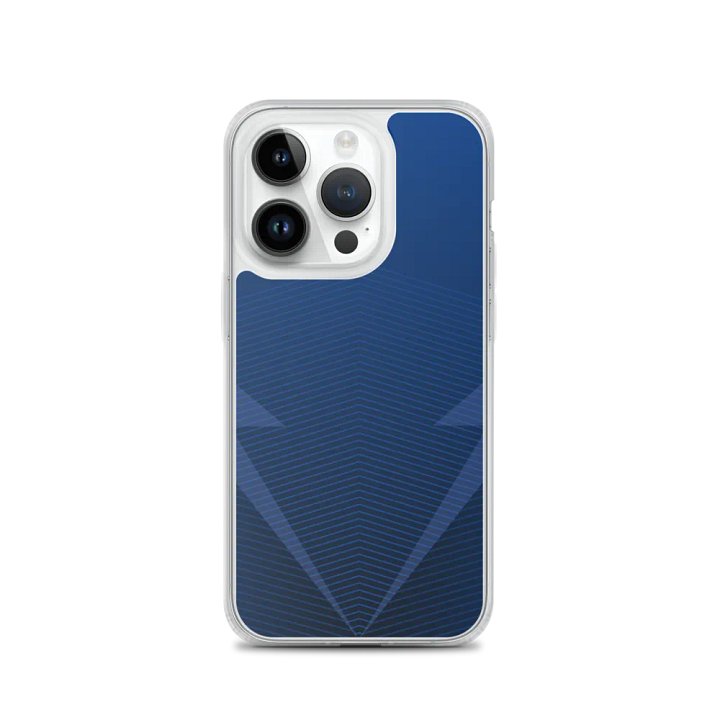 Symmetric Blue Arrow iPhone® Case product image (3)