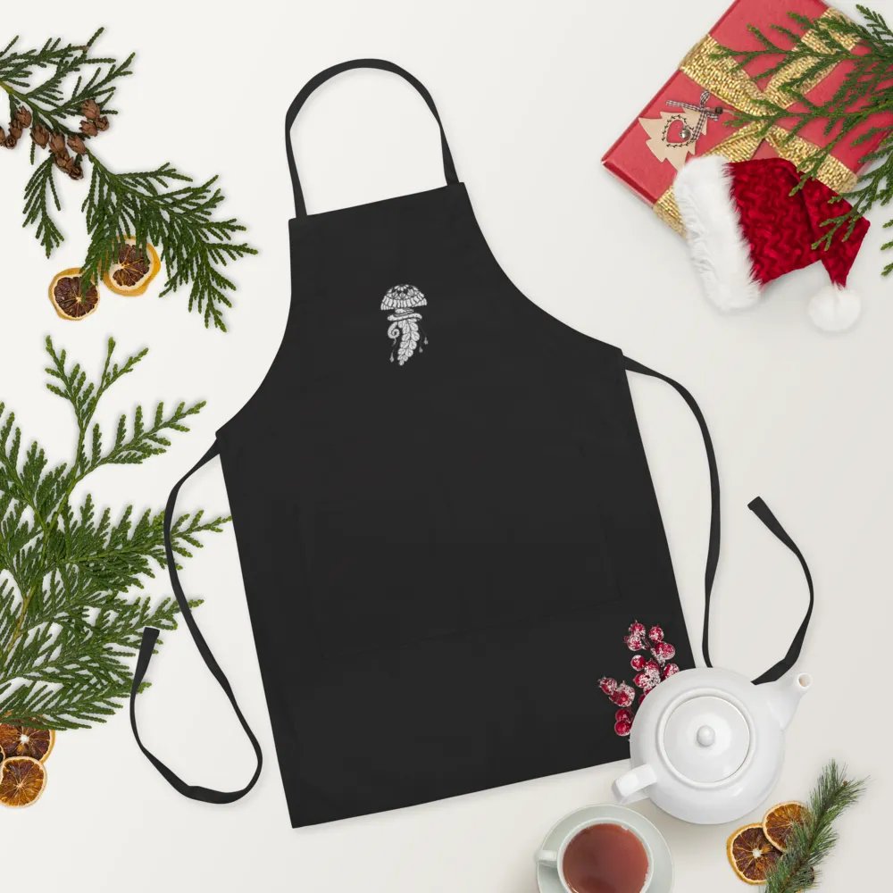 Whimsical Jellyfish Embroidered Apron product image (8)
