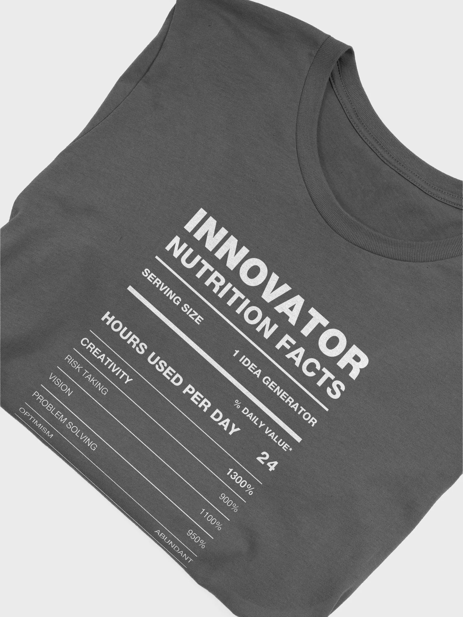INNOVATOR Nutrition Facts Supersoft Tee product image (5)