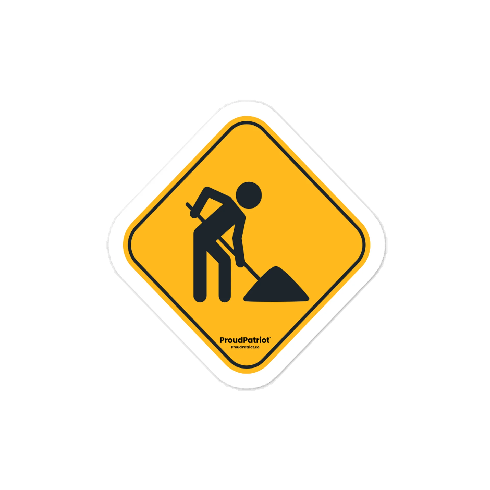 Working Vinyl Sticker product image (1)
