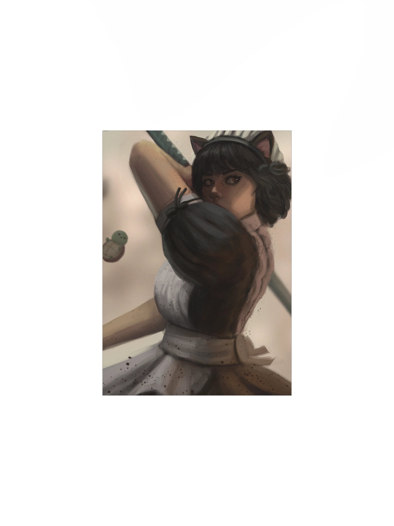 Maid Outfit THE FINALS Matte Art print product image (2)