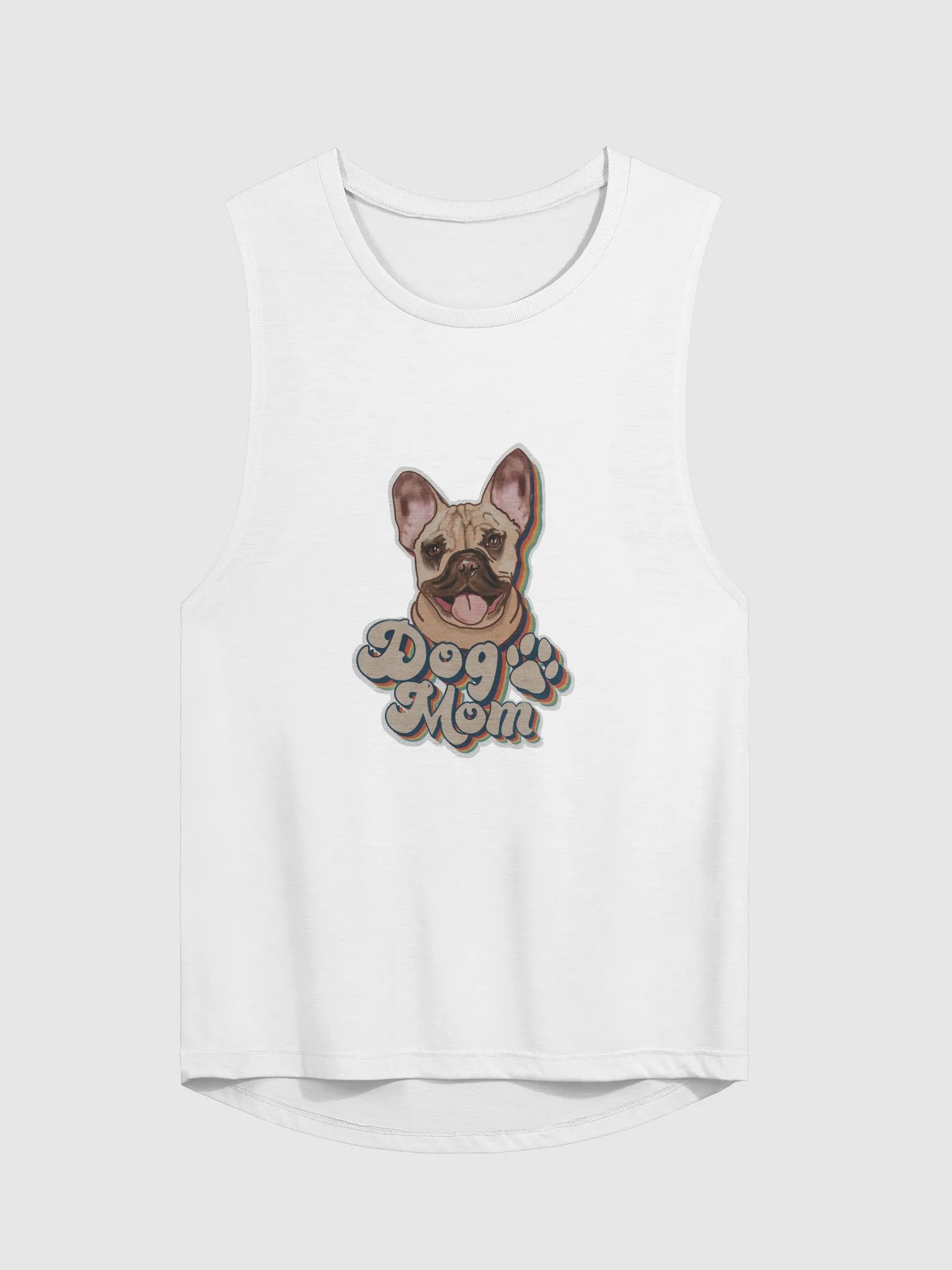 French Bulldog Dog Mom Tank - large print product image (5)