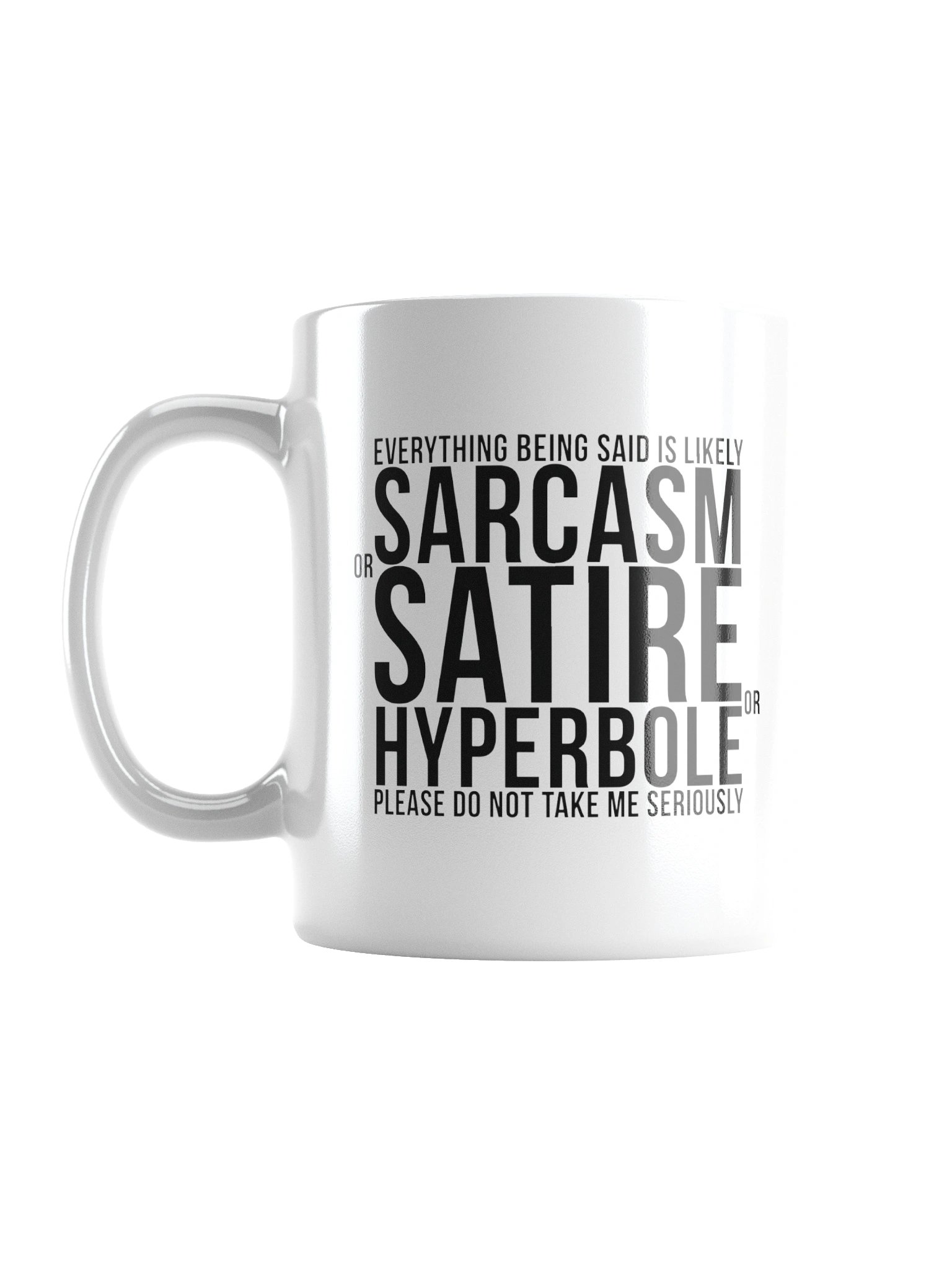 Sarcasm Mug (Black) product image (1)