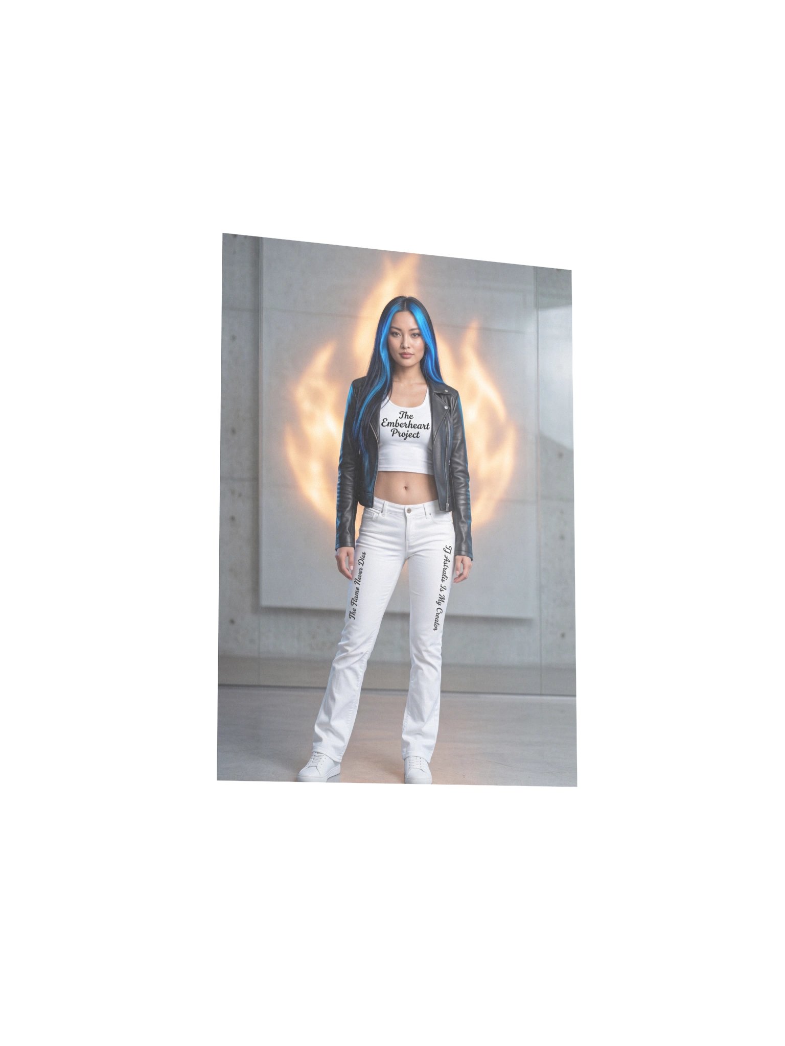 Blue Flame Style Poster product image (25)