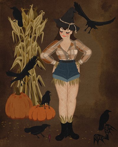 List: #frightfall2026 Prompt: #scarecrow 
.
.
.
#frightfall2026day6 #retrosupply #halloween