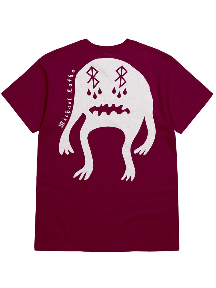 Michael Lafko - "Doodle Monster" T-Shirt (Maroon) product image (2)