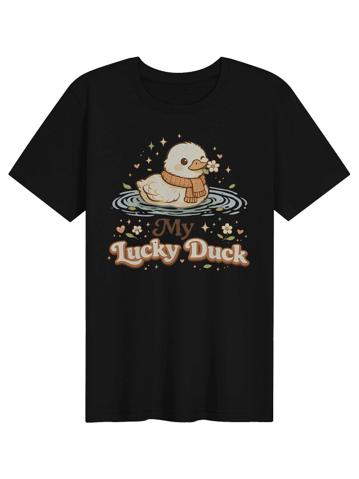 My Lucky Duck Couple Tee, Cute Matching Duck Shirt, Funny Graphic Shirt Idea product image (1)