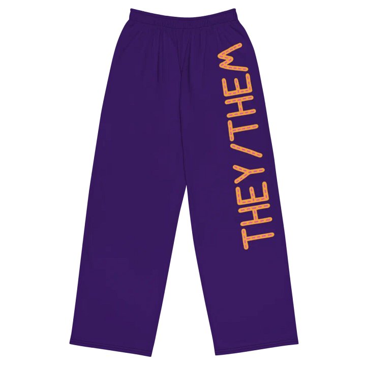 THEY/THEM Pronoun Pants product image (1)